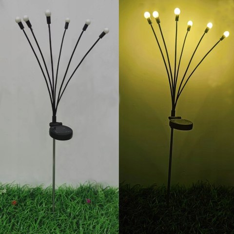 Lampki ogrodowe solarne 70cm,10led, zestaw 2szt lampki wbijane