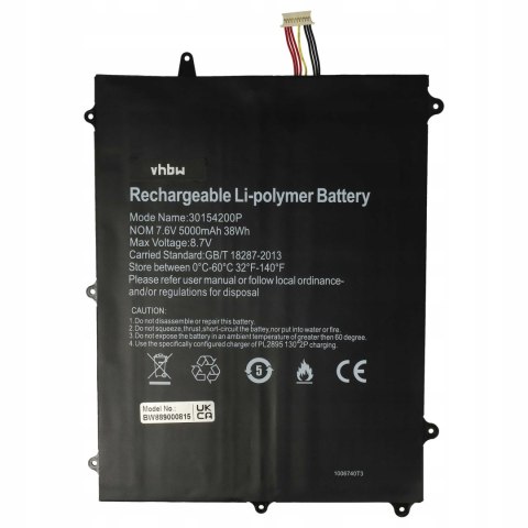 BATERIA ZAMIENNA DO LAPTOPA PRIMEBOOK P14 P14B C13 7.6V 5500mAh 41.8Wh 3015