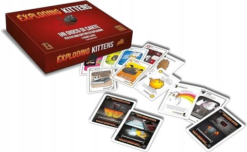 Karty do gry Wybuchające Kocięta Exploding Kittens gra anglojęzyczna