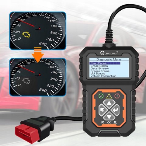 Diagnostyczny Tester Interfejs OBD2 POLSKI Skaner