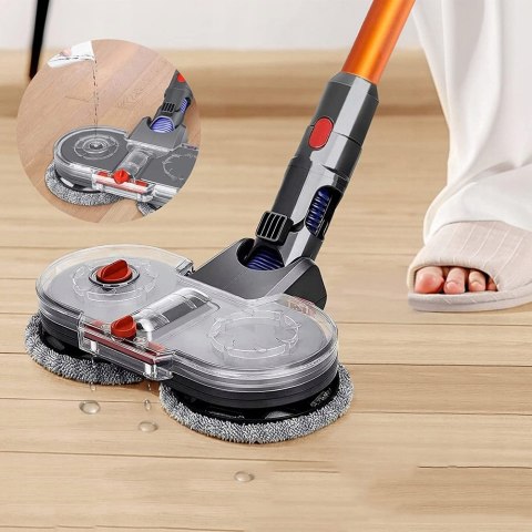 MOP ELEKTRYCZNY NAKŁADKA Z ŚCIERECZKĄ DO ODKURZACZA DYSON V7 V8 V10 V11 V15