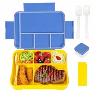 Bento pudełko na lunch dla dzieci i dorosłych, 1330 ml