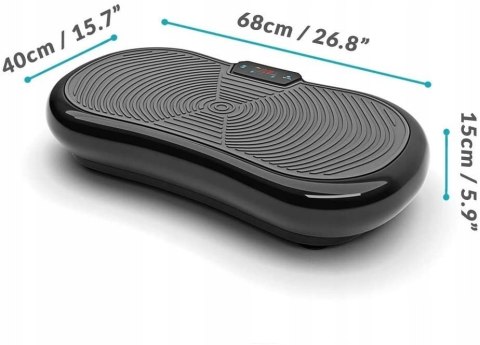 Platforma wibracyjna bluetooth BLUEFIN ULTRA SLIM masażer treningowa